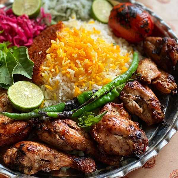 جوجه کباب با استخوان